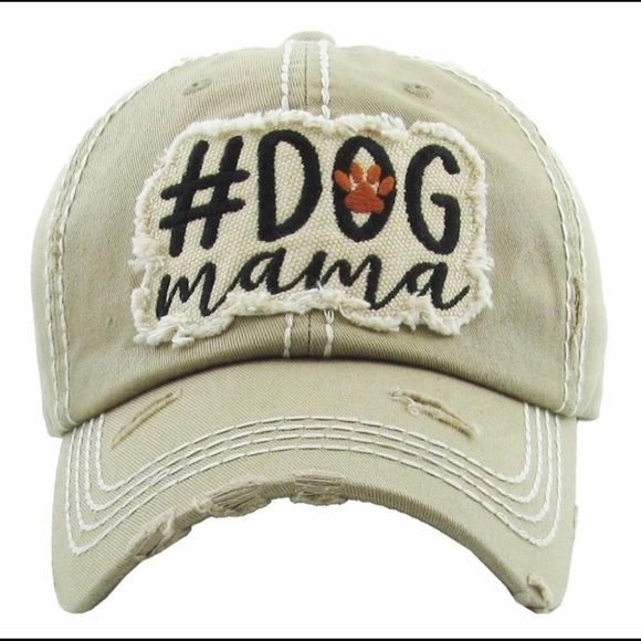 #DOG MAMA Washed Vintage Ballcap - Picture 5 of 5